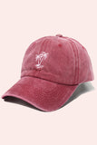 PALM TREE STITCHED DAILY BASEBALL CAP