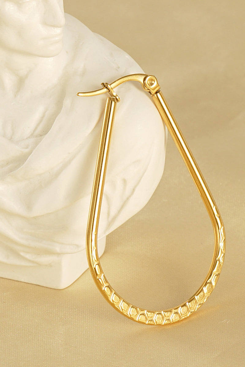 18K GOLD PLATED STAINLESS STEEL EARRINGS