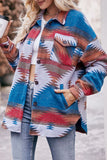 WOMEN AZTEC LAPEL LONG SLEEVE WESTERN JACKET