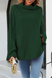WOMENS LOOSE OVERSIZE HIGH NECK SWEATER
