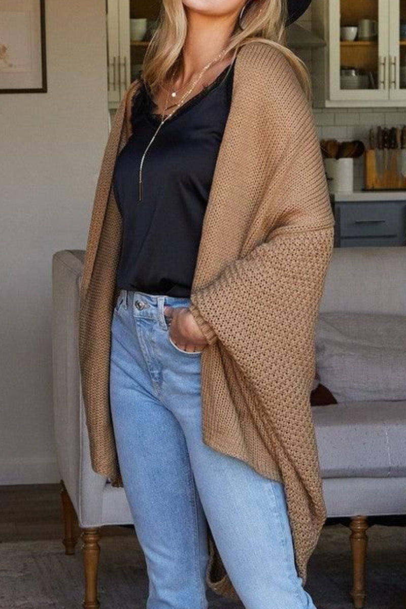 LONG SLEEVE KNIT CARDIGAN