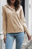 Casual Long Sleeved Chiffon Shirt