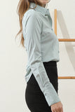 WOMENS BASIC SLIM FIT Y COTTON BUTTON DOWN SHIRTS WITH PLUS SIZE