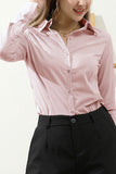 WOMENS BASIC SLIM FIT Y COTTON BUTTON DOWN SHIRTS WITH PLUS SIZE