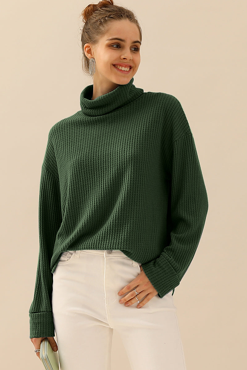 TURTLE HIGH NECK SWEATER KNIT TOP