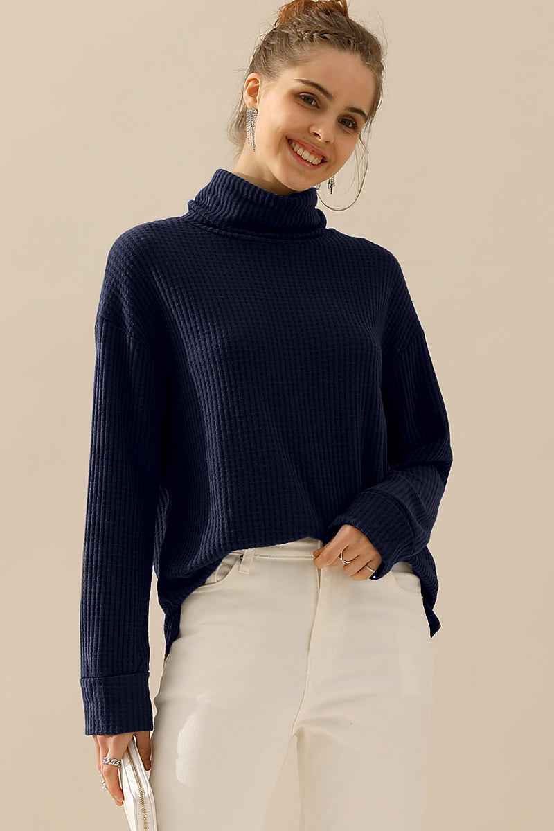 TURTLE HIGH NECK SWEATER KNIT TOP