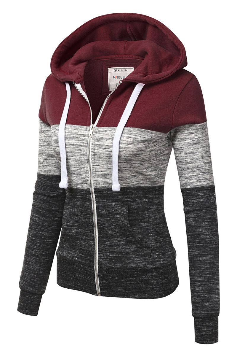 LIGHTWEIGHT THIN ZIP-UP HOODIE JACKET FOR WOMEN WITH PLUS SIZE
