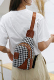 CASUAL PLAID ONE SHOULDER MESSENGER BAG