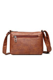 SOFT LEATHER SQUARE MESSENGER BAG