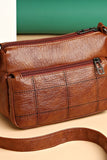 SOFT LEATHER SQUARE MESSENGER BAG