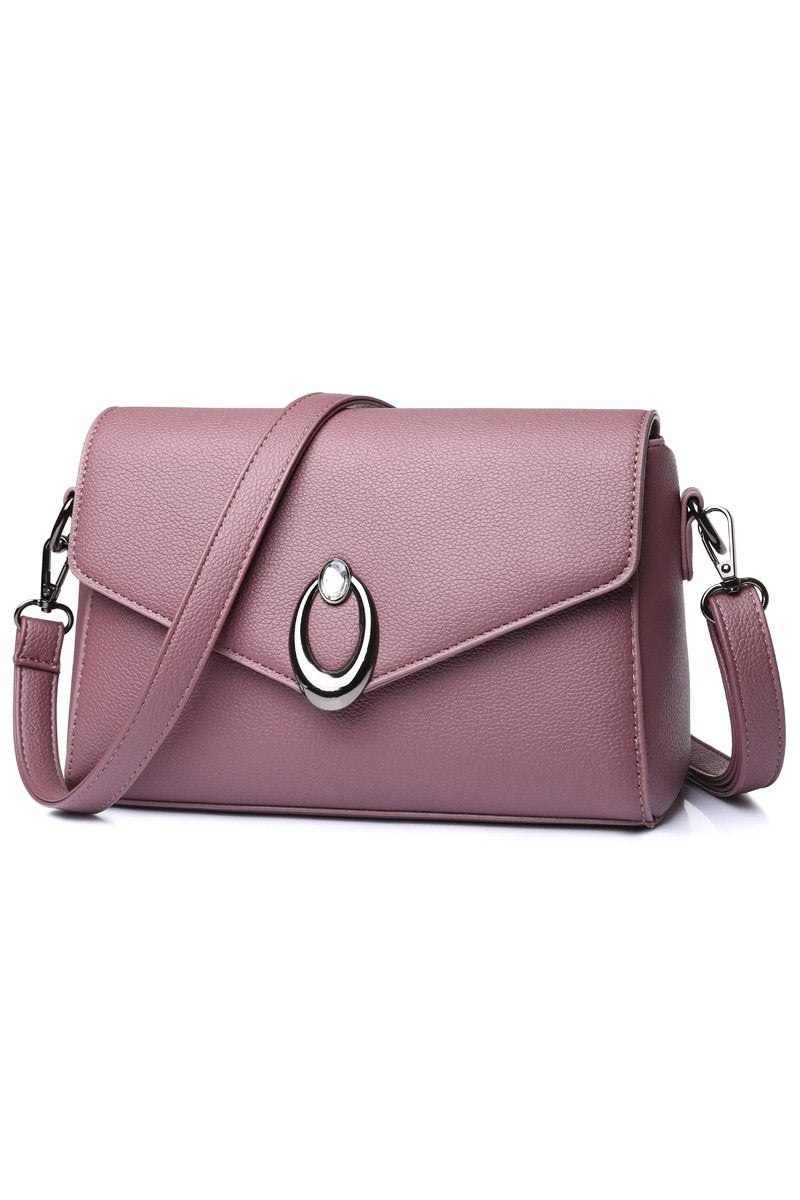 RETRO FASHION SOFT LEATHER MESSENGER BAG