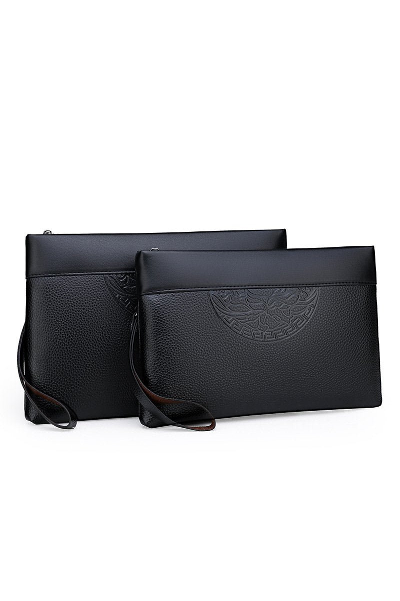 SOFT LEATHER CLUTCH HANDBAG