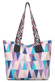 MULTI COLOR PRINTED CAUSAL TOTE BAG