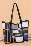 CROSS BORDER TRENDY PLAID TOTE BAG