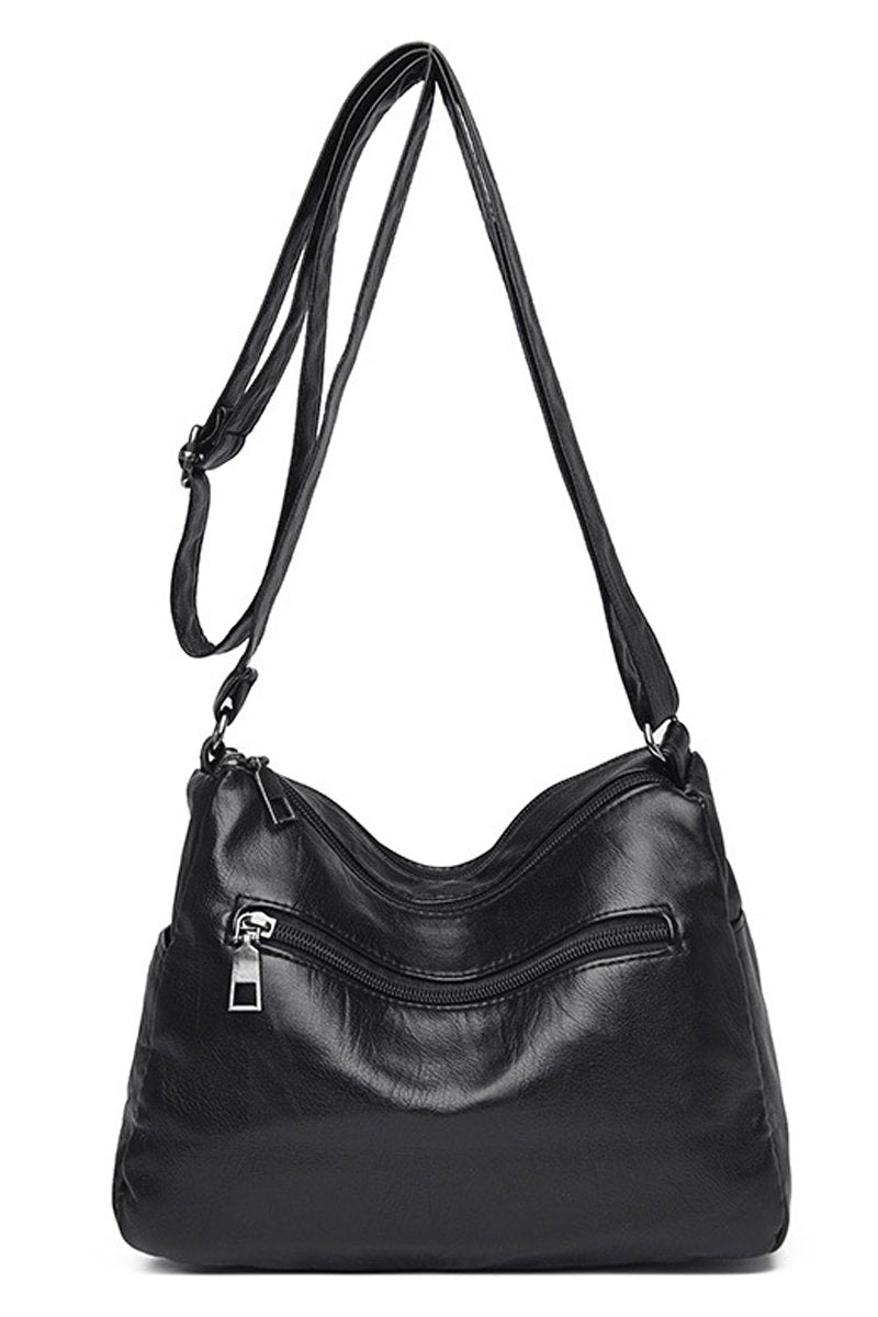 WASHED LEATHER CROSS BORDER SHOULDER BAG