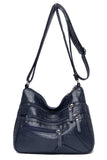 WASHED LEATHER CROSS BORDER SHOULDER BAG