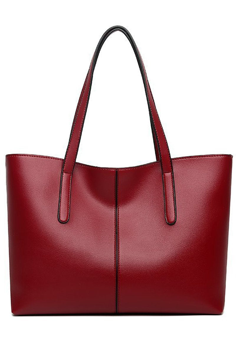 TEXTURE RETRO SHOULDER TOTE BAG