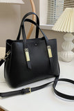 SQUERE LEATHER LARGE TOTE BAG CUAB0080
