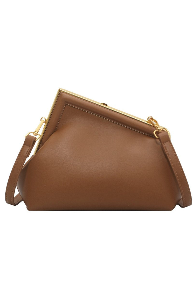 POINTED CLIP SIMPLE CROSS BODY BAG
