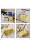 PEARL HANDLE SHELL CHAIN BAG