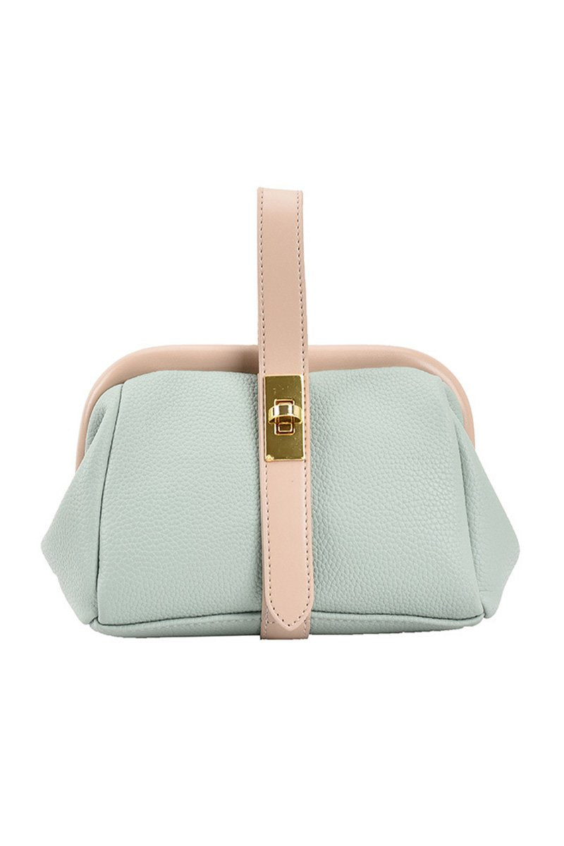 FRONT HANDLE SHELL CROSS BODY BAG