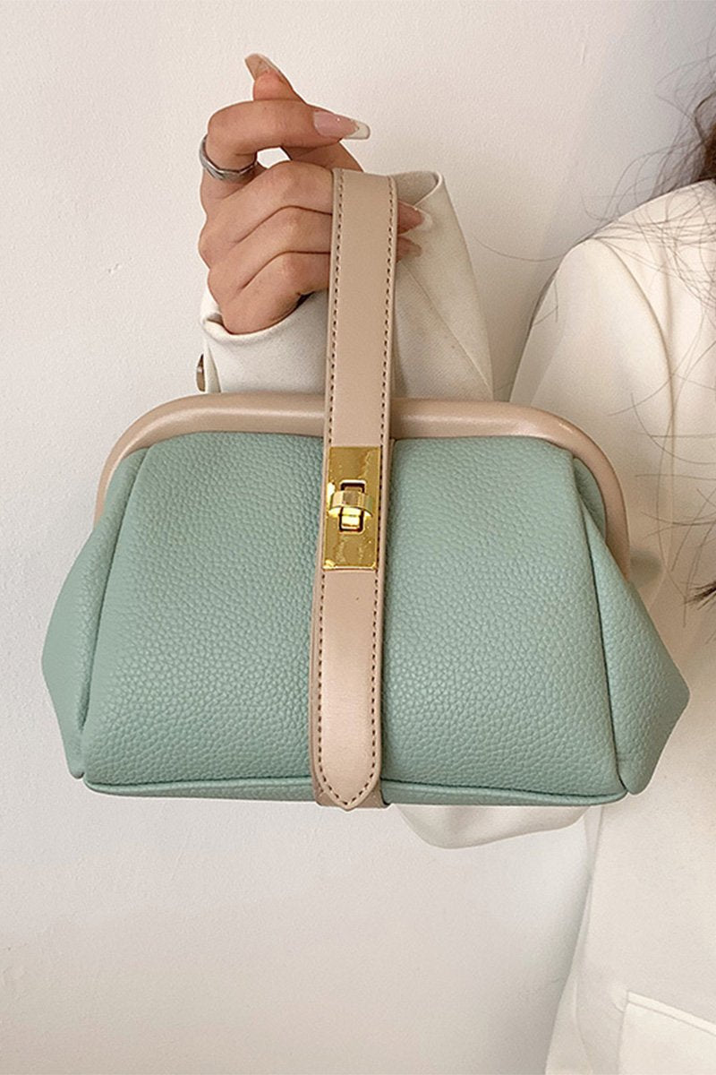 FRONT HANDLE SHELL CROSS BODY BAG