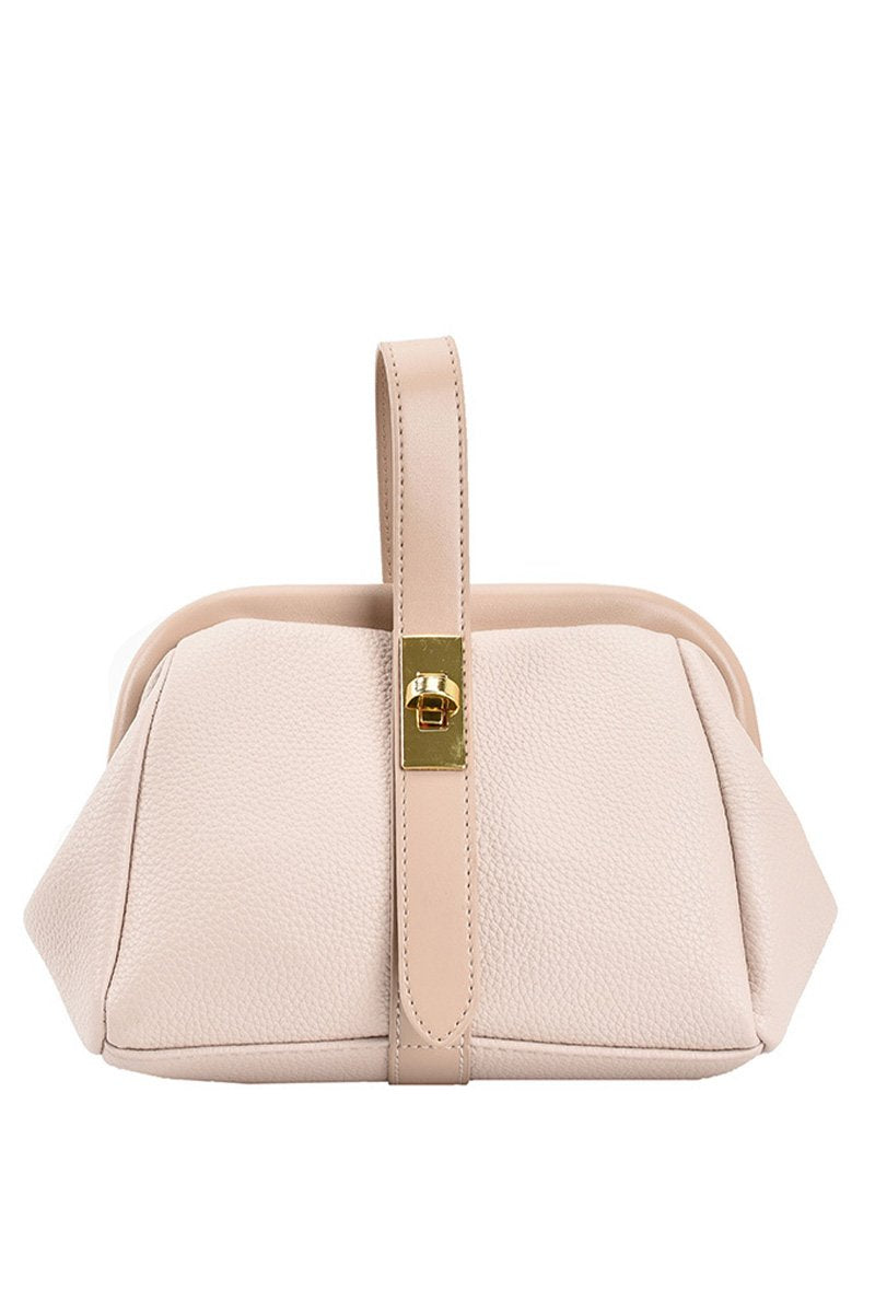 FRONT HANDLE SHELL CROSS BODY BAG