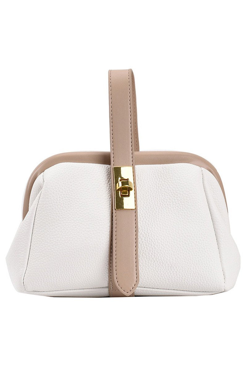 FRONT HANDLE SHELL CROSS BODY BAG