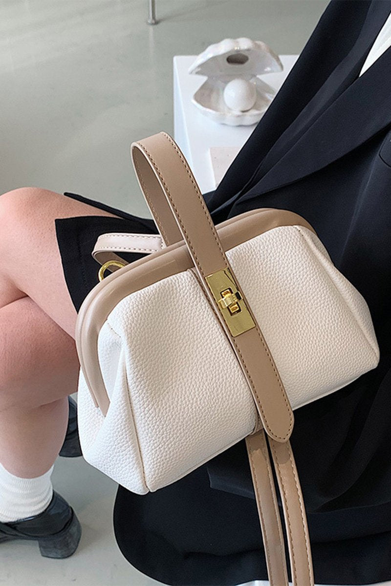 FRONT HANDLE SHELL CROSS BODY BAG