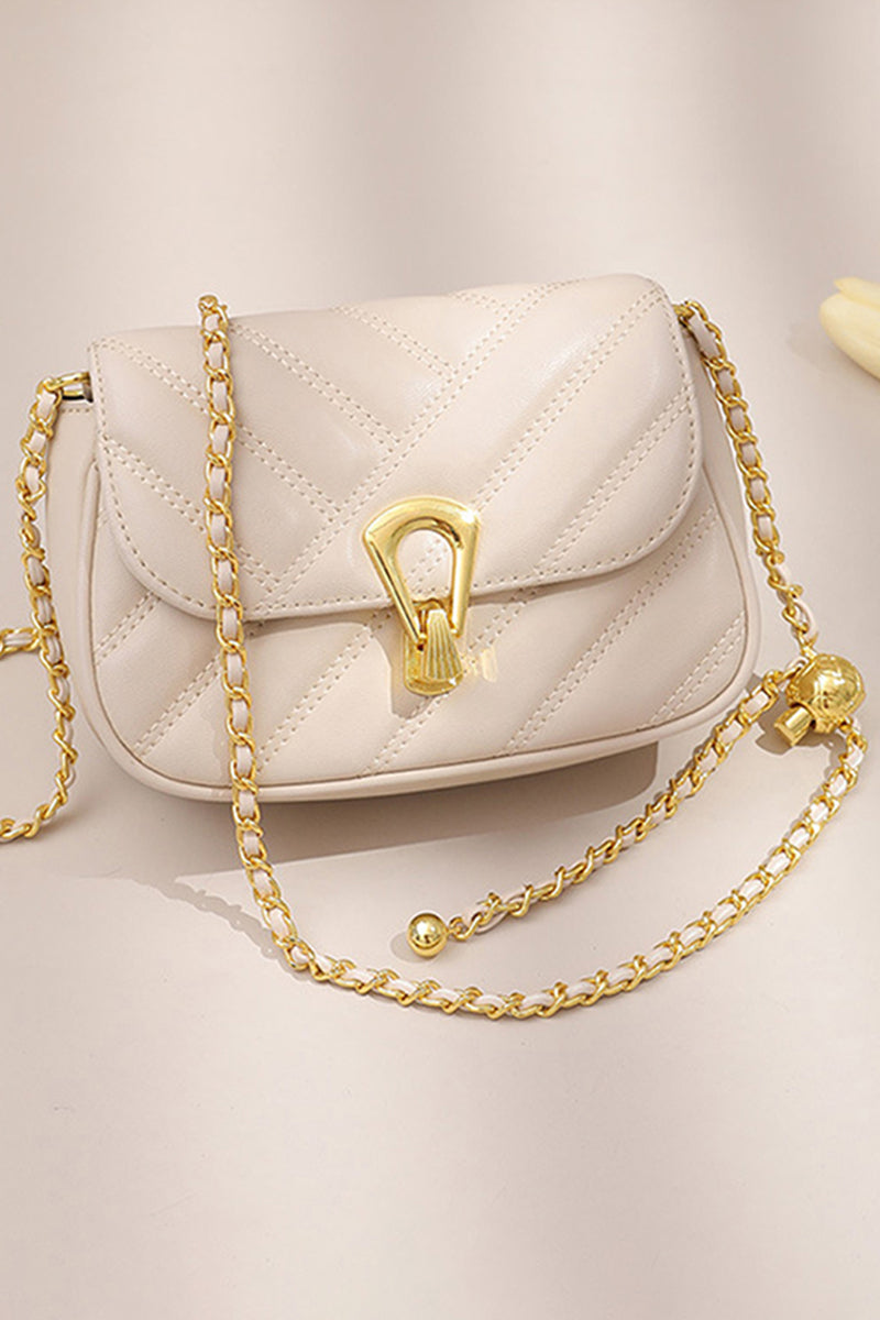 MINI QUILTED FLAP CHAIN SQUARE BAG