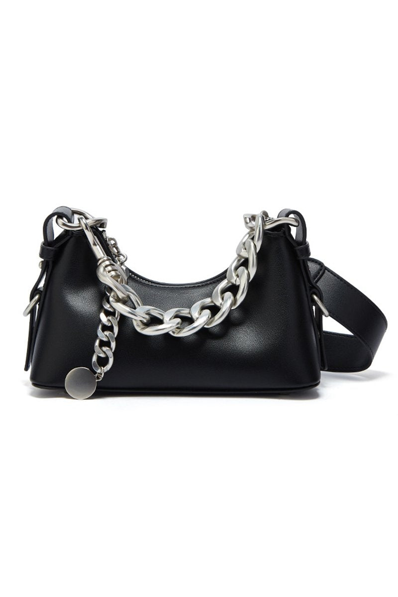 DANDY BAGUETTE BAG SHOULDER BAG WITH CHAIN STRAP