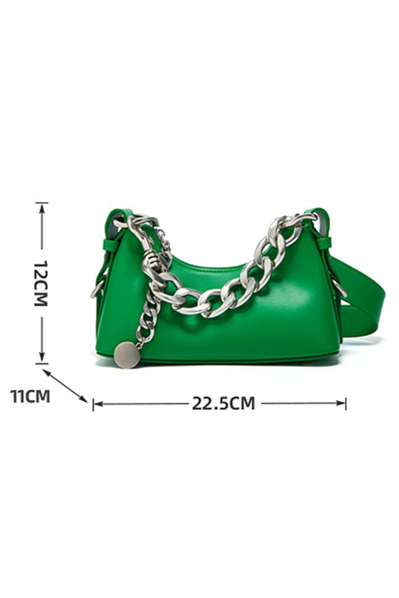 DANDY BAGUETTE BAG SHOULDER BAG WITH CHAIN STRAP