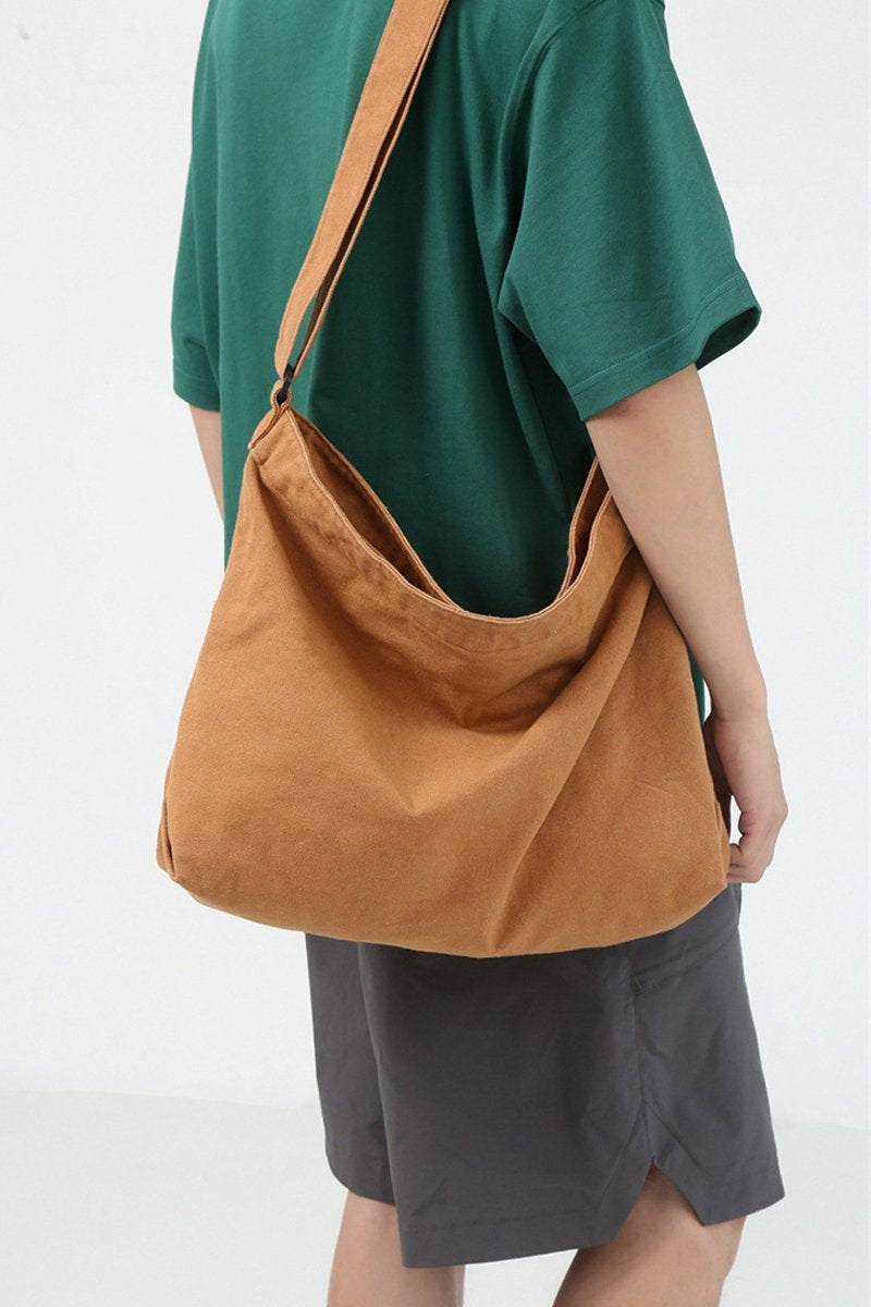 Crossbody Canvas Big Shoulder Bag