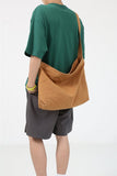 Crossbody Canvas Big Shoulder Bag