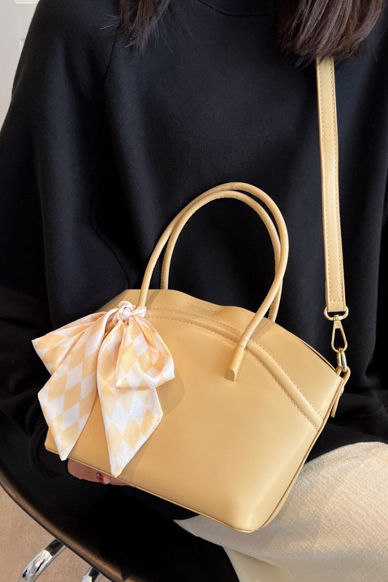 Trendy Ribbon Pointed Tote Bag