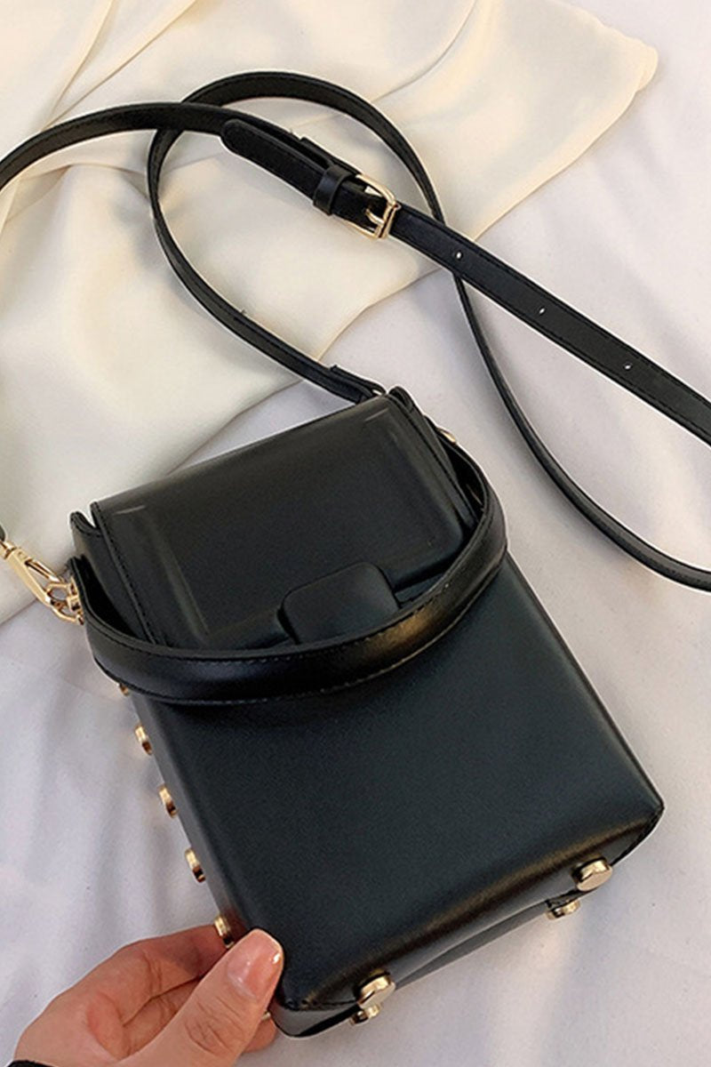 SQUARE BOX PHONE CROSS BAG