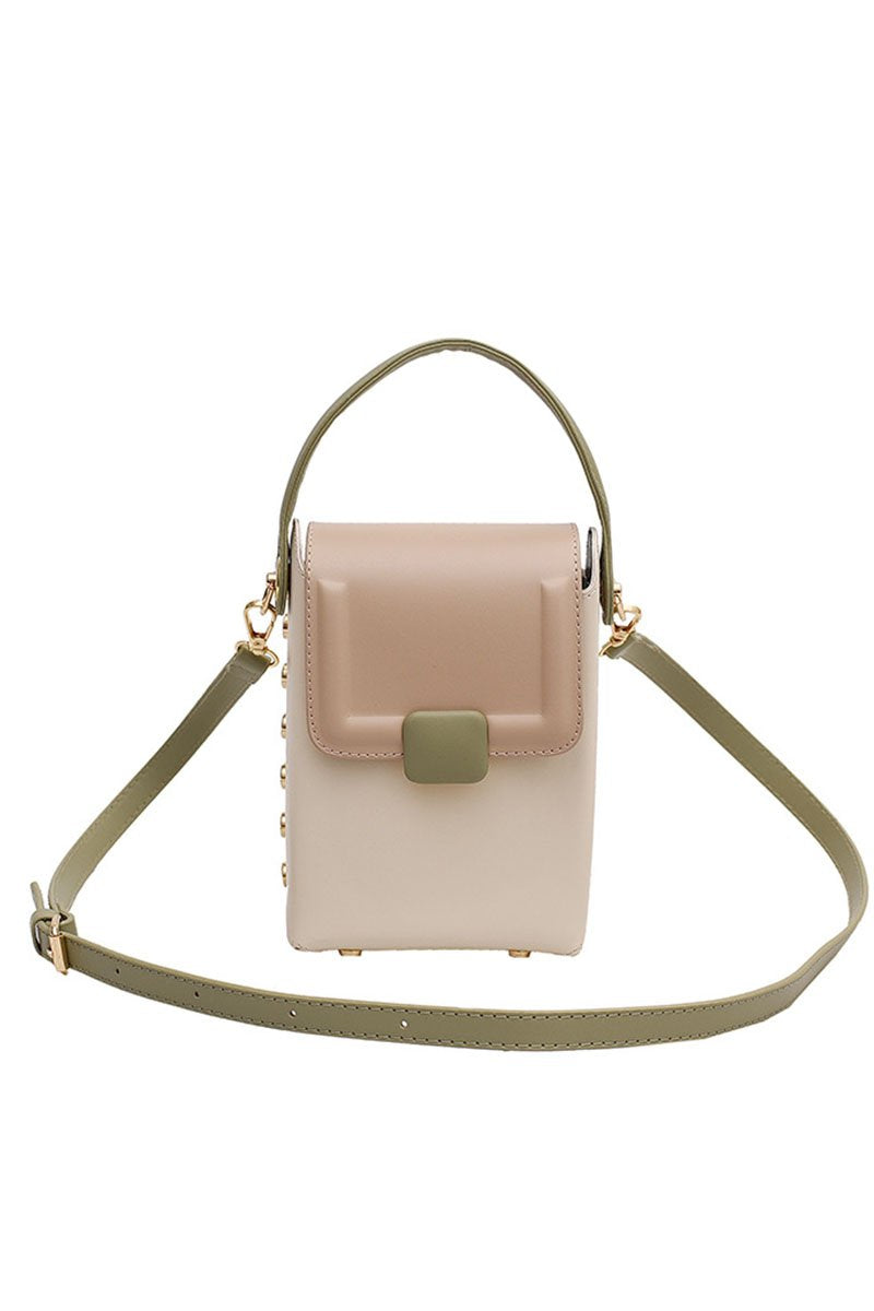 SQUARE BOX PHONE CROSS BAG