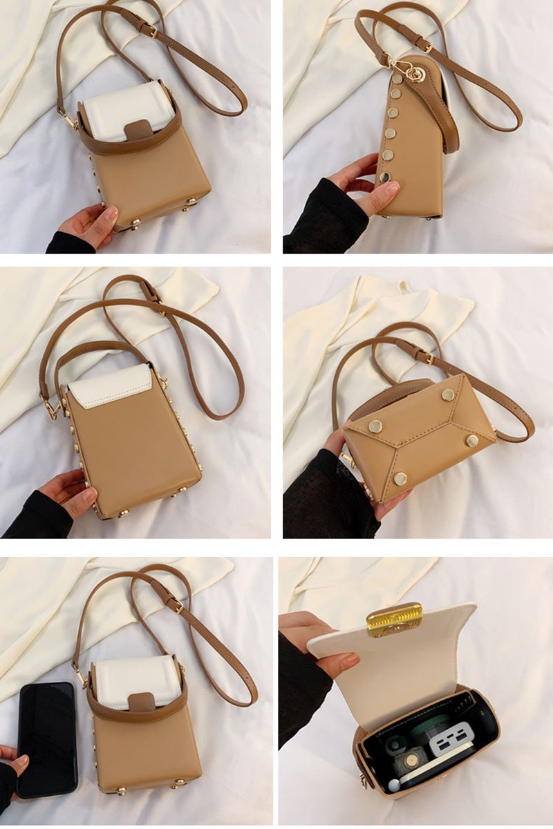 SQUARE BOX PHONE CROSS BAG