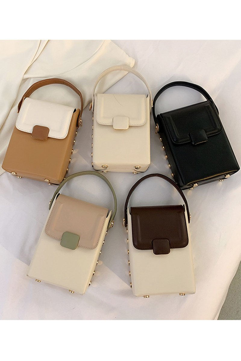 SQUARE BOX PHONE CROSS BAG