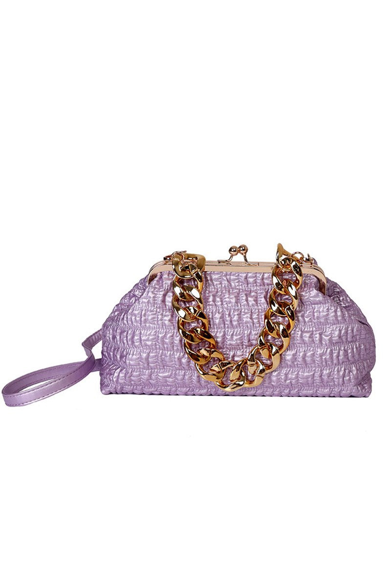 BIG CHAIN STRAP PURSE BAG