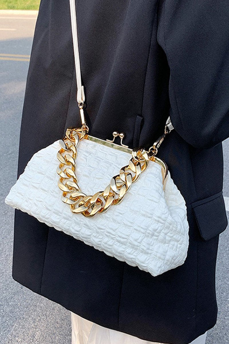 BIG CHAIN STRAP PURSE BAG