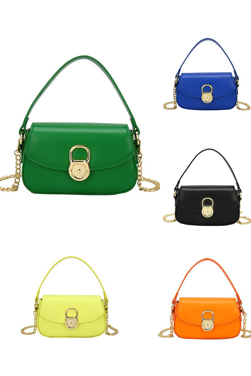 DOUBLE STRAP CASUAL SHOULDER BAG