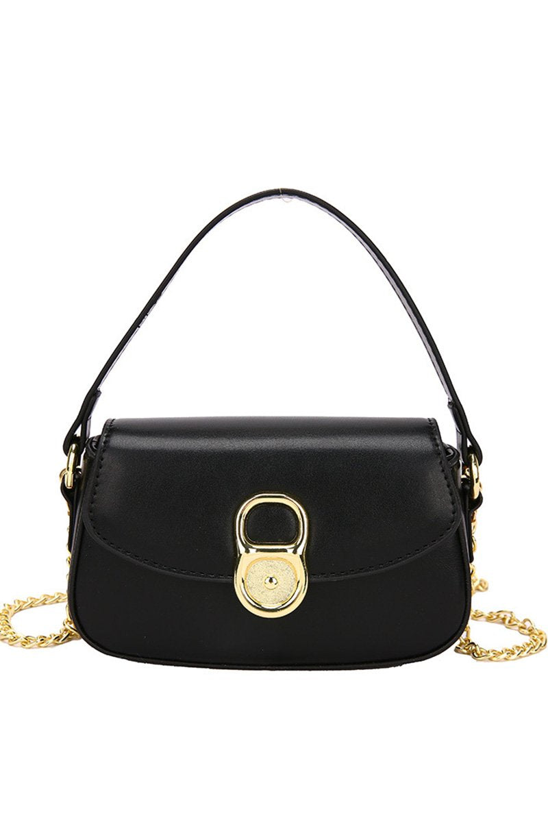 DOUBLE STRAP CASUAL SHOULDER BAG