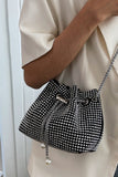 CHAIN STRAP STUDS DECKED MESSENGER BAG