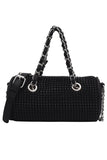 STUD DETAILED CHAIN STRAP MESSENGER BAG