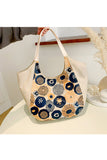 MODERN PATTERNED CASUAL CANVAS SHOULDER BAG