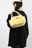 STRIPE PATTERNED DANDY CANVAS BAG