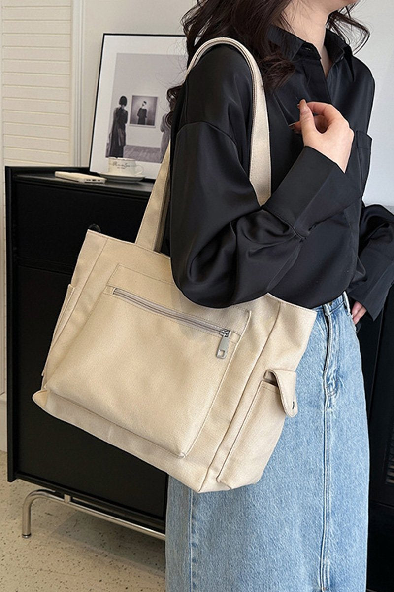 MULTI POCKET BASIC SHOPPERS BAG