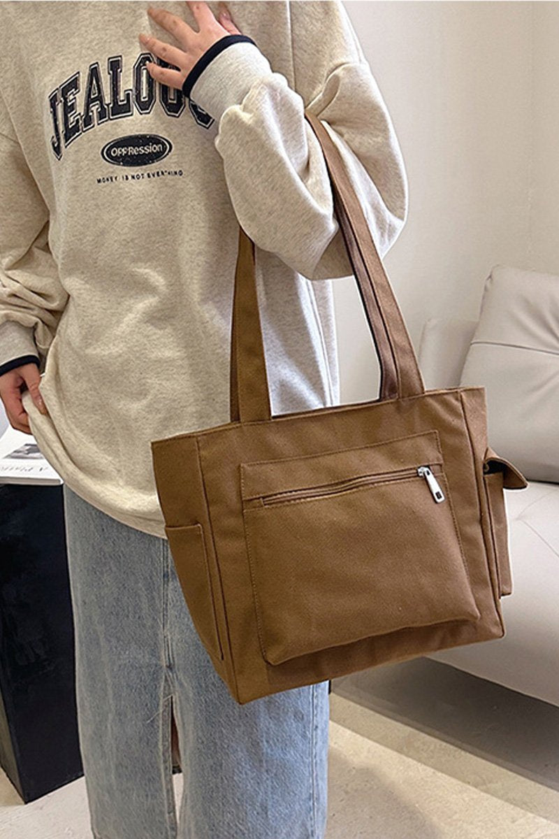 MULTI POCKET BASIC SHOPPERS BAG