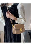 SIMPLE BUCKLED SMALL SQUARE CROSS BODY BAG